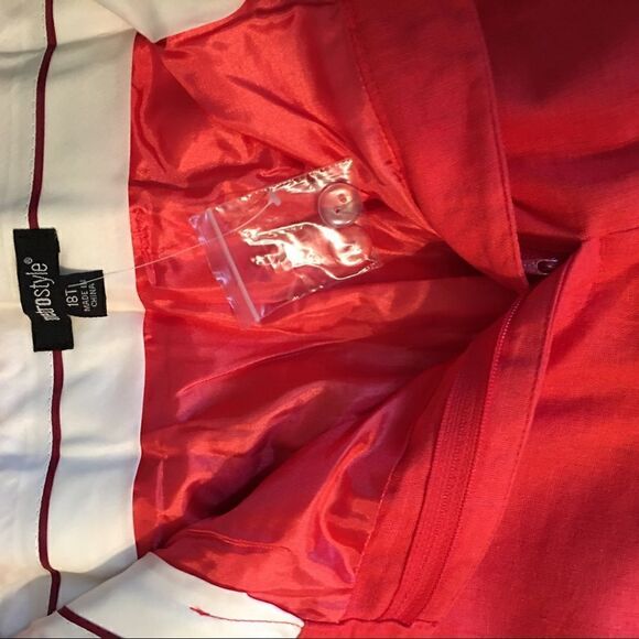 New! TALL Coral Pink silky inner lining Linen wide leg pants - Picture 5 of 12